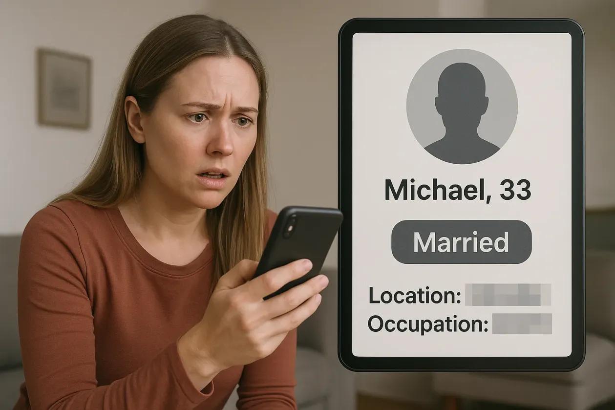 DoTheySwipe Exposed Her Husband’s Hidden Profile